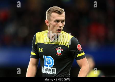 Southamptons James Ward-Prowse durante la partita della Premier League tra Chelsea e Southampton a Stamford Bridge, Londra, giovedì 26th dicembre 2019. (Foto di Leila Coker/MI News/NurPhoto) Foto Stock