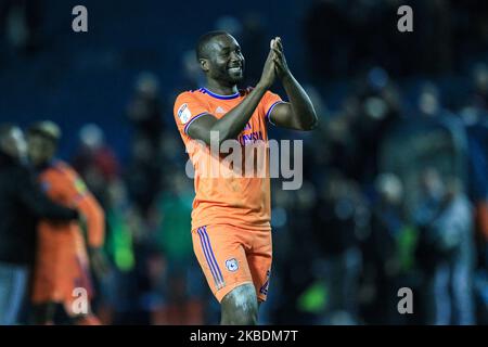 Souleymane Bamba di Cardiff City durante la partita del campionato Sky Bet tra Sheffield Mercoledì e Cardiff City a Hillsborough, Sheffield Domenica 29th Dicembre 2019. (Foto Mark Fletcher/MI News/NurPhoto) Foto Stock