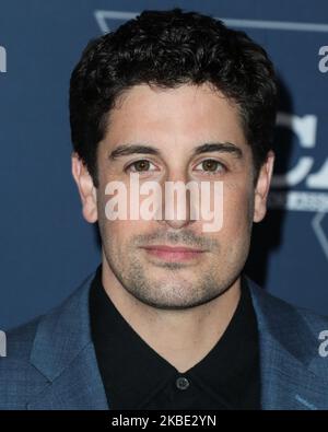 PASADENA, LOS ANGELES, CALIFORNIA, USA - 07 GENNAIO: Jason Biggs arriva al FOX Winter TCA 2020 All-Star Party che si tiene al Langham Huntington Hotel il 7 gennaio 2020 a Pasadena, Los Angeles, California, Stati Uniti. (Foto di Xavier Collin/Image Press Agency/NurPhoto) Foto Stock