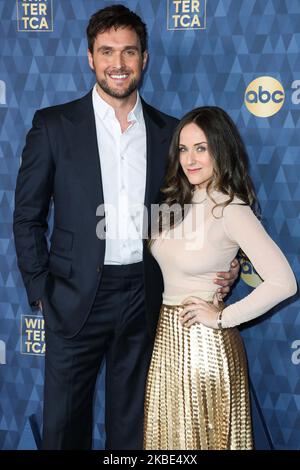 PASADENA, LOS ANGELES, CALIFORNIA, USA - 08 GENNAIO: Owain Yeoman arriva al TCA Winter Press Tour 2020 della ABC Television che si tiene presso il Langham Huntington Hotel il 8 gennaio 2020 a Pasadena, Los Angeles, California, Stati Uniti. (Foto di Xavier Collin/Image Press Agency/NurPhoto) Foto Stock