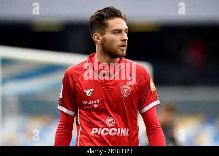 Filippo Sgarbi di C. Perugia durante la Tim Cup match tra SSC Napoli e A.C. Perugia allo Stadio San Paolo Napoli Italia il 14 gennaio 2020. (Foto di Franco Romano/NurPhoto) Foto Stock