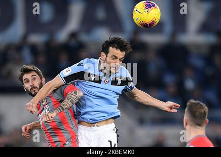 Marco parolo della SS Lazio durante la partita di Coppa Italia tra Lazio e Cremonese allo Stadio Olimpico di Roma il 14 gennaio 2020. (Foto di Giuseppe Maffia/NurPhoto) Foto Stock