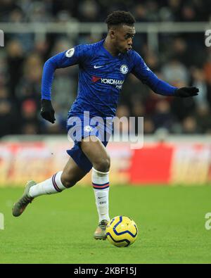 Callum Hudson-Odoi di Chelsea durante la partita della Premier League tra Newcastle United e Chelsea a St. James's Park, Newcastle, sabato 18th gennaio 2020. (Foto di Mark Fletcher/MI News/NurPhoto) Foto Stock