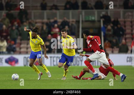 Durante la partita del campionato Sky Bet tra Middlesbrough e Birmingham City al Riverside Stadium, Middlesbrough, martedì 21st gennaio 2020. (Foto di Mark Fletcher/MI News/NurPhoto) Foto Stock
