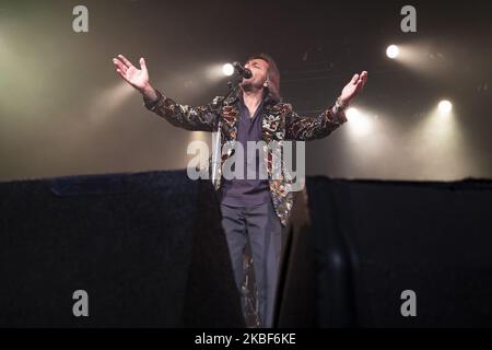 Antonio Carmona della nuova band spagnola di flamenco Ketama suona sul palco a la Riviera il 23 gennaio 2020 a Madrid, Spagna. (Foto di Oscar Gonzalez/NurPhoto) Foto Stock