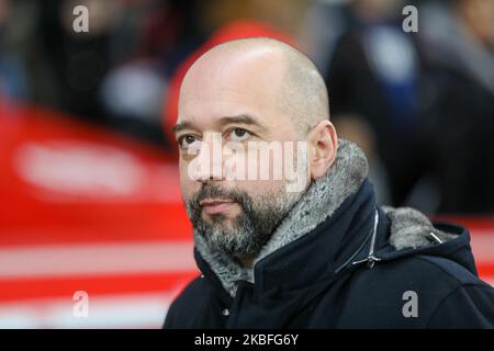 GERARD LOPEZ Presidente del LOSC durante la partita di calcio francese L1 tra Lille (LOSC) e Paris Saint-Germain (PSG) allo stadio Pierre-Mauroy di Villeneuve d'Ascq, vicino Lille, nel nord della Francia, il 26 gennaio 2020. (Foto di Thierry Thorel/NurPhoto) Foto Stock