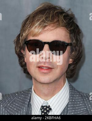 LOS ANGELES, CALIFORNIA, USA - 26 GENNAIO: Beck arriva ai 62nd Annual GRAMMY Awards tenutisi presso lo Staples Center il 26 gennaio 2020 a Los Angeles, California, Stati Uniti. (Foto di Xavier Collin/Image Press Agency/NurPhoto) Foto Stock