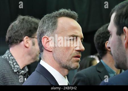 Emmanuel Gregoire parla durante il lancio della sua Campagna Municipale per l'arronsismo di Parigi del 12th con Anne Hidalgo il 24 gennaio 2020, a Parigi, Francia. (Foto di Daniel Pier/NurPhoto) Foto Stock