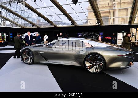 Al Paris Festival Automobile International con Concept Cars e Automotive Design Exhibition, BENTLEY espone il suo modello BENTLEY EXP 100 GT CONCEPT â – 29 gennaio 2020, Parigi (Foto di Daniel Pier/NurPhoto) Foto Stock