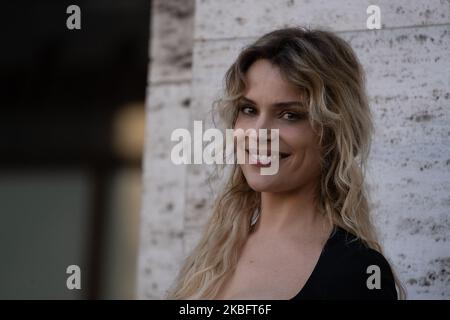 Micaela Ramazzotti partecipa alla fotocall 'gli anni Più belli' il 30 gennaio 2020 a Roma. (Foto di Luca Carlino/NurPhoto) Foto Stock