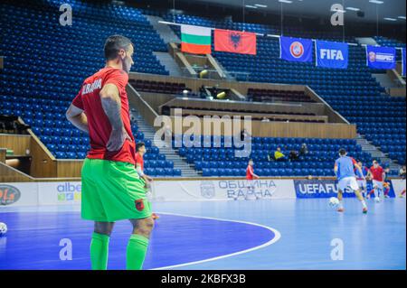 Una visione generale della partita UEFA Futsal EURO 2022 Qualifiche del gruppo D tra Albania e Andora al Palazzo della Cultura e dello Sport di Varna, Bulgaria il 30 gennaio 2020 (Foto di Hristo Rusev/NurPhoto) Foto Stock