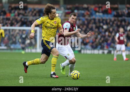 Durante la partita della Premier League tra Burnley e Arsenal a Turf Moor, Burnley, domenica 2nd febbraio 2020. (Foto di Tim Markland/MI News/NurPhoto) Foto Stock