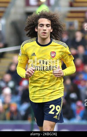 Arsenali Matteo Guendouzi in azione durante la partita della Premier League tra Burnley e Arsenal a Turf Moor, Burnley, domenica 2nd febbraio 2020. (Foto di Tim Markland/MI News/NurPhoto) Foto Stock