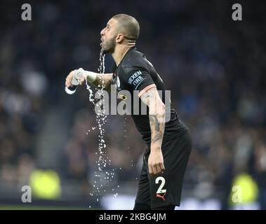 Kyle Walker di Manchester City durante la partita della Premier League tra Tottenham Hotspur e Manchester City il 02 2020 febbraio presso il Tottenham Hotspur Stadium, Londra, Inghilterra. (Foto di Action Foto Sport/NurPhoto) Foto Stock