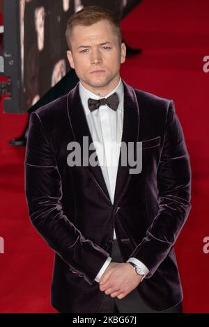 Taron Egerton partecipa agli EE British Academy Film Awards 2020 alla Royal Albert Hall il 02 febbraio 2020 a Londra, Inghilterra. (Foto di Robin Pope/NurPhoto) Foto Stock