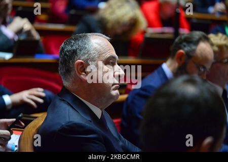 Il ministro francese dell'Agricoltura Didier Guillaume partecipa alla sessione di interrogazioni al governo al Senato il 05 febbraio 2020 a Parigi, Francia. (Foto di Daniel Pier/NurPhoto) Foto Stock