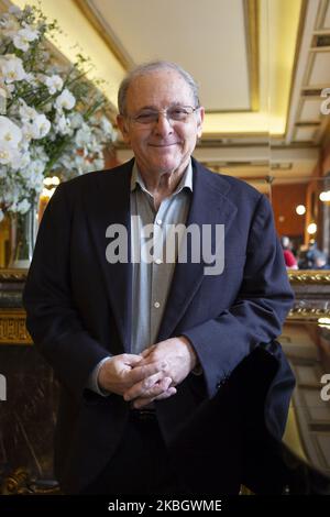 L'attore Emilio Gutierrez Caba posa durante la sessione di ritratto a Madrid, Spagna, il 12 febbraio 2020. (Foto di Oscar Gonzalez/NurPhoto) Foto Stock