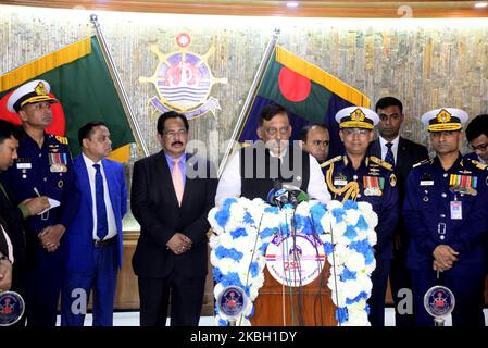 La Guardia Costiera del Bangladesh festeggia il 25th° anniversario presso la sede centrale di Dhaka, Bangladesh, il 15 febbraio 2020. La Guardia Costiera del Bangladesh (BCG) è la forza di applicazione della legge marittima del Bangladesh. Si tratta di una forza paramilitare che è sotto la giurisdizione del Ministero degli interni. I suoi ufficiali sono trasferiti dalla Marina del Bangladesh. La Guardia Costiera del Bangladesh assolve anche il compito di garantire la sicurezza delle frontiere marittime del Bangladesh. La sede centrale si trova a Dhaka, Bangladesh. (Foto di Mamunur Rashid/NurPhoto) Foto Stock