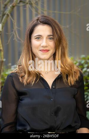 Eleonora Giovanardi partecipa alla seconda stagione della nuova Fiction TV ''la vita Promosta'' il 17 febbraio 2020 a Roma. (Foto di Mauro Fagiani/NurPhoto) Foto Stock