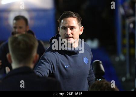 Frank Lampard durante la partita della Premier League tra il Chelsea FC e il Manchester United a Stamford Bridge il 17 febbraio 2020 a Londra, Regno Unito. (Foto di MI News/NurPhoto) Foto Stock