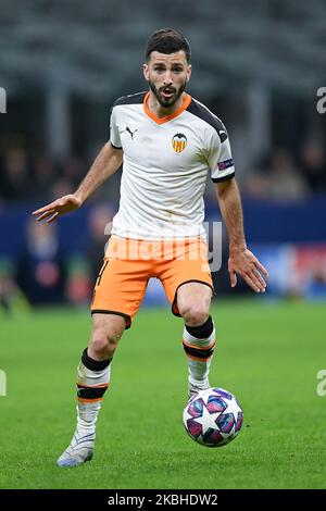 Jose Gaya di Valencia durante la partita della UEFA Champions League 16 tra Atalanta e Valencia allo Stadio San Siro di Milano il 19 febbraio 2020. (Foto di Giuseppe Maffia/NurPhoto) Foto Stock