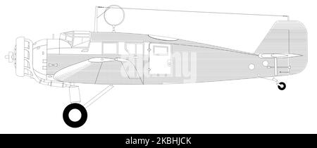 Junkers W 34 Foto Stock