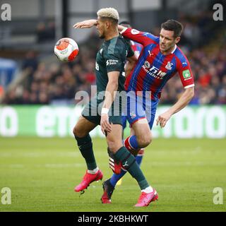 Durante la Premier League inglese tra Crystal Palace e Newcastle United al Selhurst Park Stadium, Londra, Inghilterra il 22 febbraio 2020 (Photo by Action Foto Sport/NurPhoto) Foto Stock