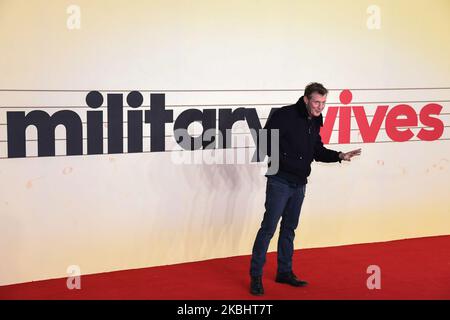 Jason Flemyng partecipa alla premiere britannica delle mogli militari a Cineworld Leicester Square il 24 febbraio 2020 a Londra, Inghilterra. (Foto di Alberto Pezzali/NurPhoto) Foto Stock