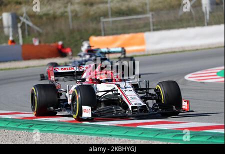 Robert Kubica e la Williams FW 43 durante la giornata 4 della Formula 1 test, il 26 febbraio 2020, a Barcellona, Spagna. -- (Foto di Urbanandsport/NurPhoto) Foto Stock