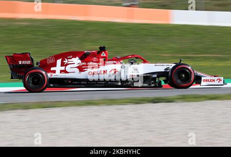 Robert Kubica e la Williams FW 43 durante la giornata 4 della Formula 1 test, il 26 febbraio 2020, a Barcellona, Spagna. -- (Foto di Urbanandsport/NurPhoto) Foto Stock