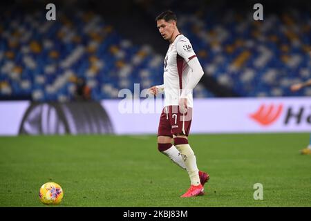 SASA Lukic di Torino FC durante la Serie Un incontro tra SSC Napoli e FC Torino allo Stadio San Paolo Napoli Italia il 29 febbraio 2020. (Foto di Franco Romano/NurPhoto) Foto Stock
