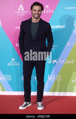 Ivan Sanchez partecipa al festival del cinema di Malaga 23rd Cocktail Party fotocall al Circolo de las Artes di Madrid, Spagna il 3 marzo 2020 (Photo by Carlos Dafonte/NurPhoto) Foto Stock