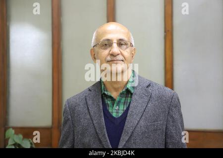 Autore indiano, columnista, ricercatore e attivista Harst Mander è raffigurato durante un seminario a Nuova Delhi India il 16 gennaio 2020 (Foto di Nasir Kachroo/NurPhoto) Foto Stock