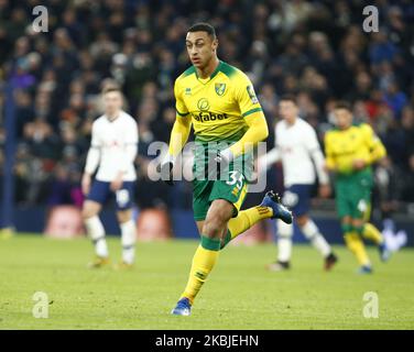 Adam Idah durante la partita della Emirates fa Cup Fifth Round tra Tottenham Hotspur e Norwich City il 04 2020 marzo presso lo stadio Tottenham Hotspur di Londra, Inghilterra. (Foto di Action Foto Sport/NurPhoto) Foto Stock