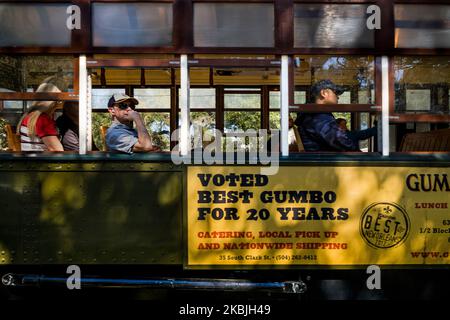 TRAM SAINT CHARLES AVENUE NEW ORLEANS LOUISIANA USA Foto Stock