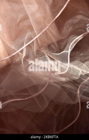 Fondo rosa polvere, tessuto, tessuto, colore alla moda. Foto Stock