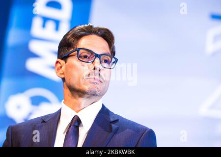 Pier Silvio Berlusconi, Vice presidente Esecutivo e Amministratore Delegato di Mediaset, in occasione dell'assemblea generale degli azionisti presso la sede centrale di Mediaset a Milano Nord, il 27 giugno 2018. (Foto di Mairo Cinquetti/NurPhoto) Foto Stock