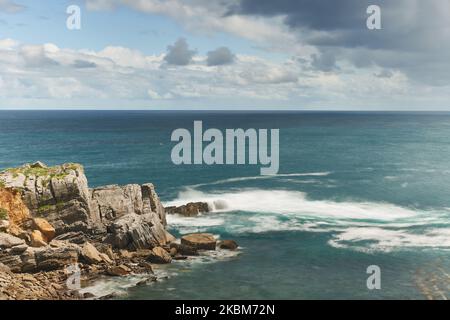 Islares, Castro Urdiales, Cantabria, Spagna. Foto Stock