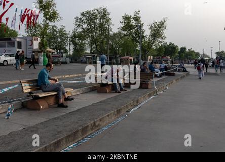 Una visione generale di Istanbul, Turchia il 15 maggio 2020 durante l'emergenza coronavirus.(Foto di Erhan Demirtas/NurPhoto) Foto Stock