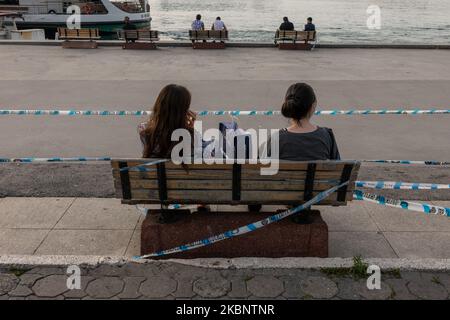 Una visione generale di Istanbul, Turchia il 15 maggio 2020 durante l'emergenza coronavirus.(Foto di Erhan Demirtas/NurPhoto) Foto Stock