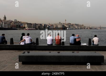 Una visione generale di Istanbul, Turchia il 15 maggio 2020 durante l'emergenza coronavirus.(Foto di Erhan Demirtas/NurPhoto) Foto Stock