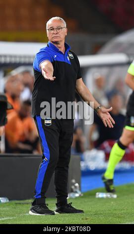 Claudio Ranieri capo allenatore di UC Sampdoria durante la Serie A match tra US Lecce e UC Sampdoria il 1 luglio 2020 stadio 'via del Mare' a Lecce, Italia (Photo by Gabriele Maricchiolo/NurPhoto) Foto Stock