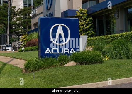 Una visione della concessionaria Acura a Queens, New York, USA., il 4 luglio 2020. (Foto di John Nacion/NurPhoto) Foto Stock
