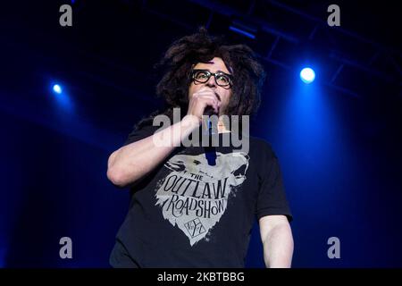 Adam Duritz di Counting Crows suona dal vivo ad Alcatraz a Milano il 23 2014 novembre (Foto di Mairo Cinquetti/NurPhoto) Foto Stock