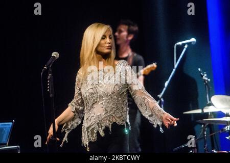 Patty Pravo suona dal vivo al Blue Note di Milano il 17 2014 ottobre (Foto di Mairo Cinquetti/NurPhoto) Foto Stock