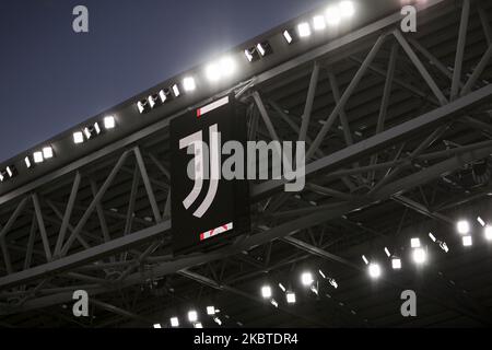 A general view of Juventus Allianz Stadium during the Serie A football match n.32 JUVENTUS - ATALANTA on July 11, 2020 at the Allianz Stadium in Turin, Piedmont, Italy. (Photo by Matteo Bottanelli/NurPhoto) Foto Stock