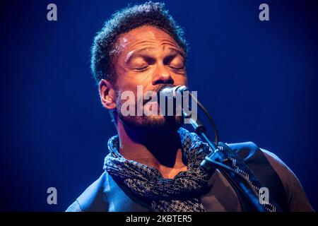 Gary Dourdan, meglio conosciuto per la raffigura Warrick Brown sulla serie televisiva CSI: Crime Scene Investigation, si esibisce dal vivo a Milano il 22 2015 maggio (Photo by Mairo Cinquetti/NurPhoto) Foto Stock