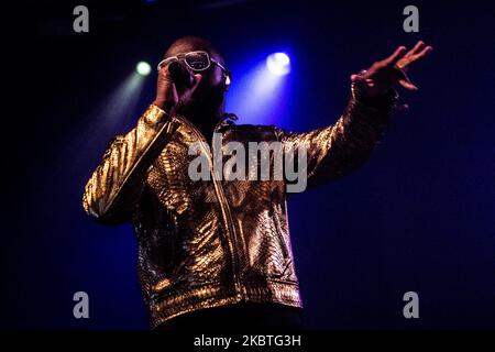 Maitre Gims suona dal vivo a Fabrique a Milano il 10 2016 maggio (Foto di Mairo Cinquetti/NurPhoto) Foto Stock