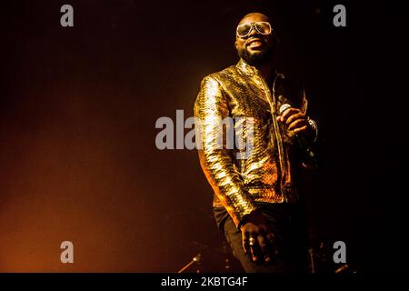 Maitre Gims suona dal vivo a Fabrique a Milano il 10 2016 maggio (Foto di Mairo Cinquetti/NurPhoto) Foto Stock