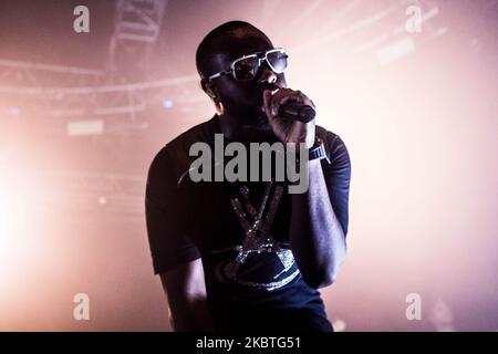 Maitre Gims suona dal vivo a Fabrique a Milano il 10 2016 maggio (Foto di Mairo Cinquetti/NurPhoto) Foto Stock